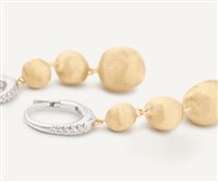 Vicenza - Piazzetta Palladio 2 - Orecchini Marco Bicego Donna Africa in Oro Diamante 0.06 Ct OB1885-M-B - OB1885-M-B